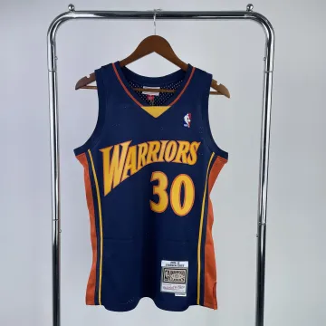 Golden State Warriors Mitchell & Ness Retro Stephen Curry #30 Herren-Trikot
