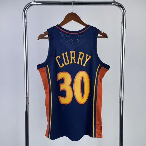 Golden State Warriors Mitchell & Ness Retro Stephen Curry #30 Herren-Trikot