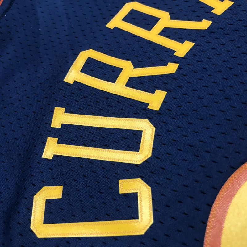 Golden State Warriors Mitchell & Ness Retro Stephen Curry #30 Men’s Jersey