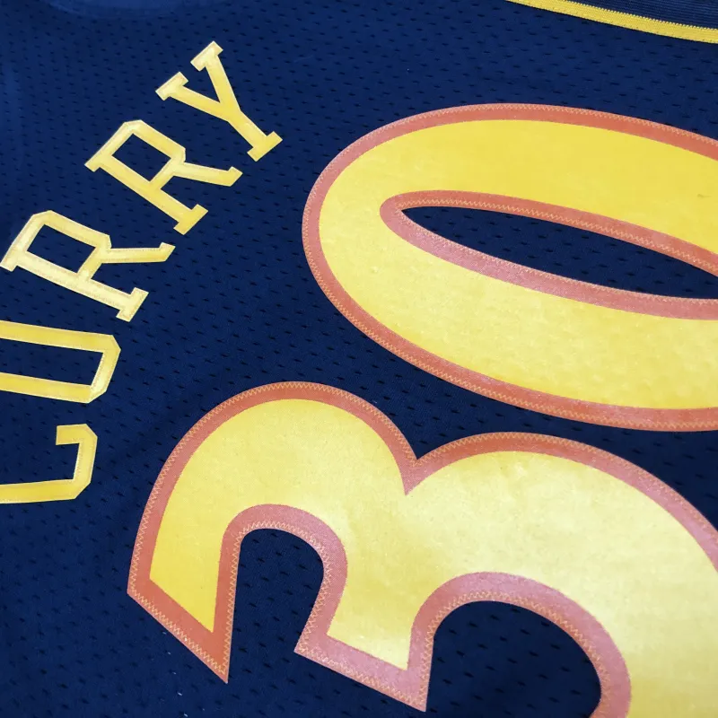 Golden State Warriors Mitchell & Ness Retro Stephen Curry #30 Men’s Jersey
