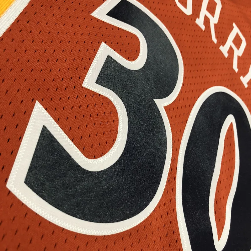 Golden State Warriors Mitchell & Ness Retro Stephen Curry #30 Men’s Jersey