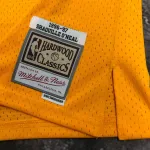 1996/97 Los Angeles Lakers Mitchell & Ness Retro Shaquille O’Neal #34 Yellow Men’s Jersey