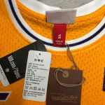 1996/97 Los Angeles Lakers Mitchell & Ness Retro Shaquille O’Neal #34 Yellow Men’s Jersey