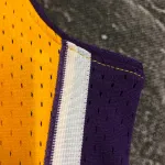 Los Angeles Lakers Mitchell & Ness Retro V-Neck Shaquille O’Neal #34 Yellow Men’s Jersey
