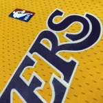 Los Angeles Lakers Mitchell & Ness Retro V-Neck Shaquille O’Neal #34 Yellow Men’s Jersey