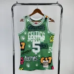 Maglia da uomo 2008/09 Boston Celtics Mitchell & Ness Retro Kevin Garnett #5 2008/09 Boston Celtics Mitchell & Ness Retro Kevin Garnett #5 Men’s Jersey