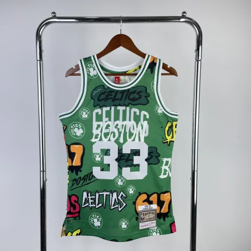 Maglia da uomo 1985/86 Boston Celtics Mitchell & Ness Retro Larry Bird #33