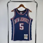 2006/07 Brooklyn Nets Mitchell & Ness Retro Jason Kidd #5 Camisola para homem 2006/07 Brooklyn Nets Mitchell & Ness Retro Jason Kidd #5 Camisola para homem