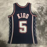 2006/07 Brooklyn Nets Mitchell & Ness Retro Jason Kidd #5 Camisola para homem