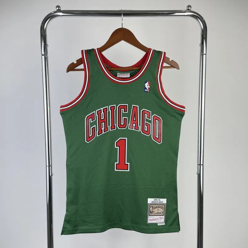 Chicago Bulls Mitchell & Ness Retro Derrick Rose #1 Men’s Jersey
