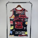 Camisola de homem Mitchell & Ness Retro Michael Jordan #23 dos Chicago Bulls Chicago Bulls Mitchell & Ness Retro Michael Jordan #23 Camisola para homem