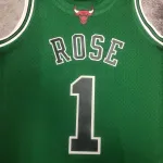 Maillot homme Mitchell & Ness Retro Derrick Rose #1 des Chicago Bulls