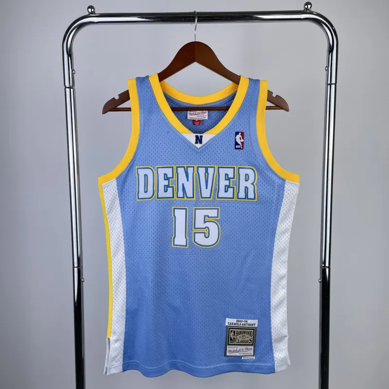 Denver Nuggets Mitchell & Ness Retro Carmelo Anthony #15 Men’s Jersey