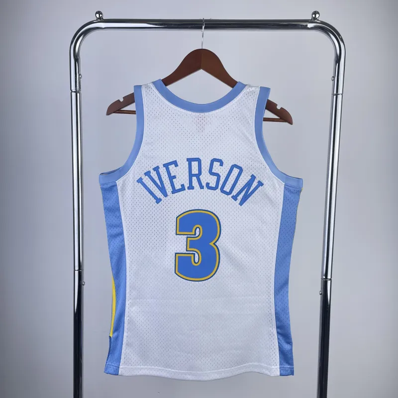 2006/07 Denver Nuggets Mitchell & Ness Retro Allen Iverson #3 Men’s Jersey