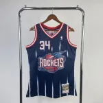 1996/97 Houston Rockets Mitchell & Ness Retro Hakeem Olajuwon #34 Men's Jersey