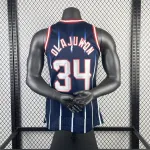 1996/97 Houston Rockets Mitchell & Ness Retro Hakeem Olajuwon #34 Men's Jersey