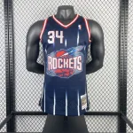 1996/97 Houston Rockets Mitchell & Ness Retro Hakeem Olajuwon #34 Men's Jersey