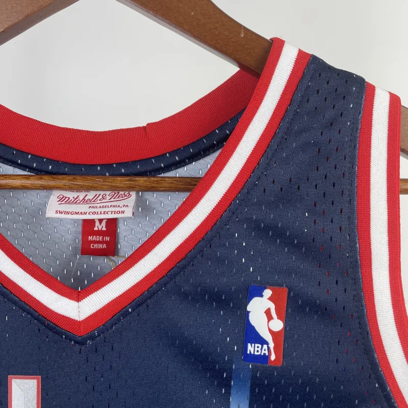 1996/97 Houston Rockets Mitchell & Ness Retro Hakeem Olajuwon #34 Men's Jersey