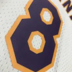 Los Angeles Lakers Mitchell & Ness Retro V-Neck Kobe Bryant #8 White Men’s Jersey