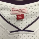Los Angeles Lakers Mitchell & Ness Retro V-Neck Kobe Bryant #8 White Men’s Jersey