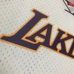Los Angeles Lakers Mitchell & Ness Retro V-Neck Kobe Bryant #8 White Men’s Jersey