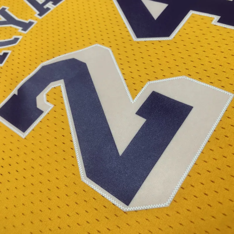 Los Angeles Lakers Mitchell & Ness Retro Kobe Bryant #24 Yellow Men’s Jersey