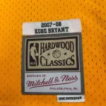 Los Angeles Lakers Mitchell & Ness Retro Kobe Bryant #24 Yellow Men’s Jersey