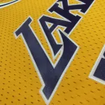 Los Angeles Lakers Mitchell & Ness Retro Kobe Bryant #24 Yellow Men’s Jersey