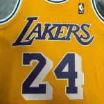 Los Angeles Lakers Mitchell & Ness Retro Kobe Bryant #24 Yellow Men’s Jersey