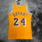 Los Angeles Lakers Mitchell & Ness Retro Kobe Bryant #24 Yellow Men’s Jersey