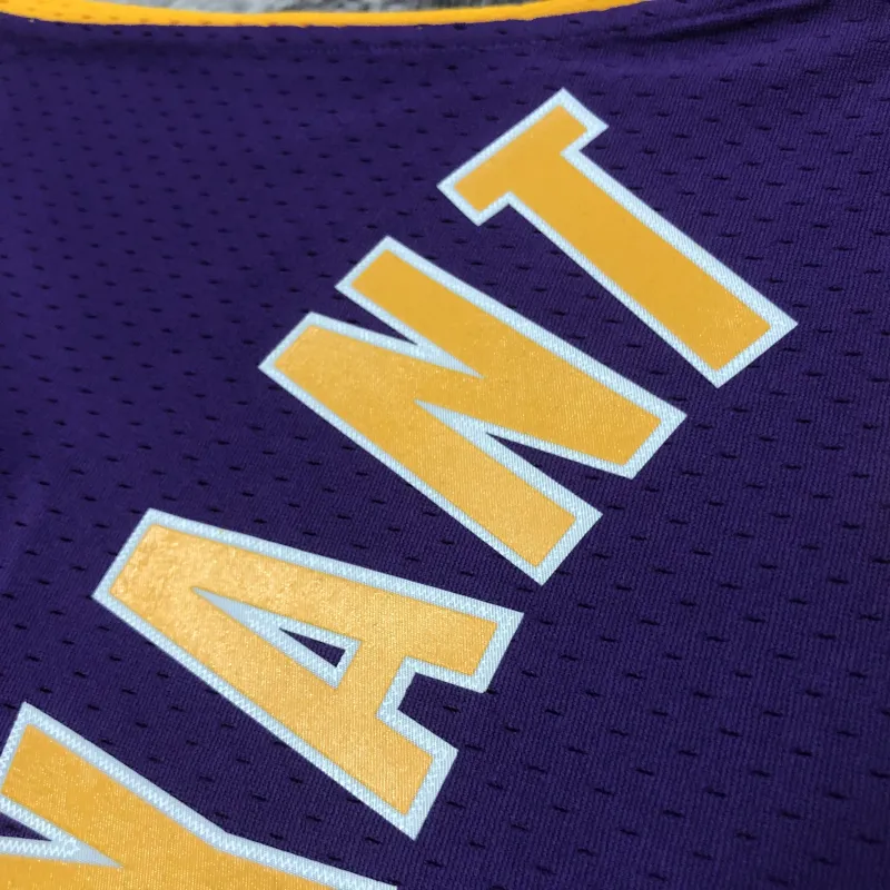 2008/09 Los Angeles Lakers Mitchell & Ness Retro V-Neck Kobe Bryant #24 Purple Men’s Jersey