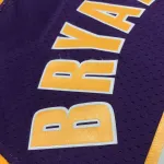 2008/09 Los Angeles Lakers Mitchell & Ness Retro V-Neck Kobe Bryant #24 Purple Men’s Jersey