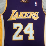 2008/09 Los Angeles Lakers Mitchell & Ness Retro V-Neck Kobe Bryant #24 Purple Men’s Jersey