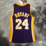 2008/09 Los Angeles Lakers Mitchell & Ness Retro V-Neck Kobe Bryant #24 Purple Men’s Jersey