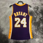 2008/09 Los Angeles Lakers Mitchell & Ness Retro V-Neck Kobe Bryant #24 Purple Men’s Jersey