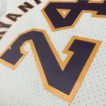 Los Angeles Lakers Mitchell & Ness Retro V-Neck Kobe Bryant #24 White Men's Jersey