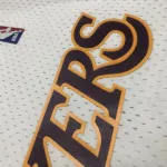 Los Angeles Lakers Mitchell & Ness Retro V-Neck Kobe Bryant #24 White Men's Jersey