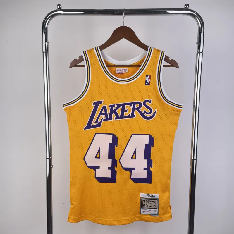 Jersey para homem dos Los Angeles Lakers Mitchell & Ness Retro Jerry West #44