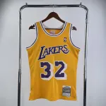 Los Angeles Lakers Mitchell & Ness Retro Magic Johnson #32 Gelb Herren Trikot Los Angeles Lakers Mitchell & Ness Retro Magic Johnson #32 Yellow Men’s Jersey