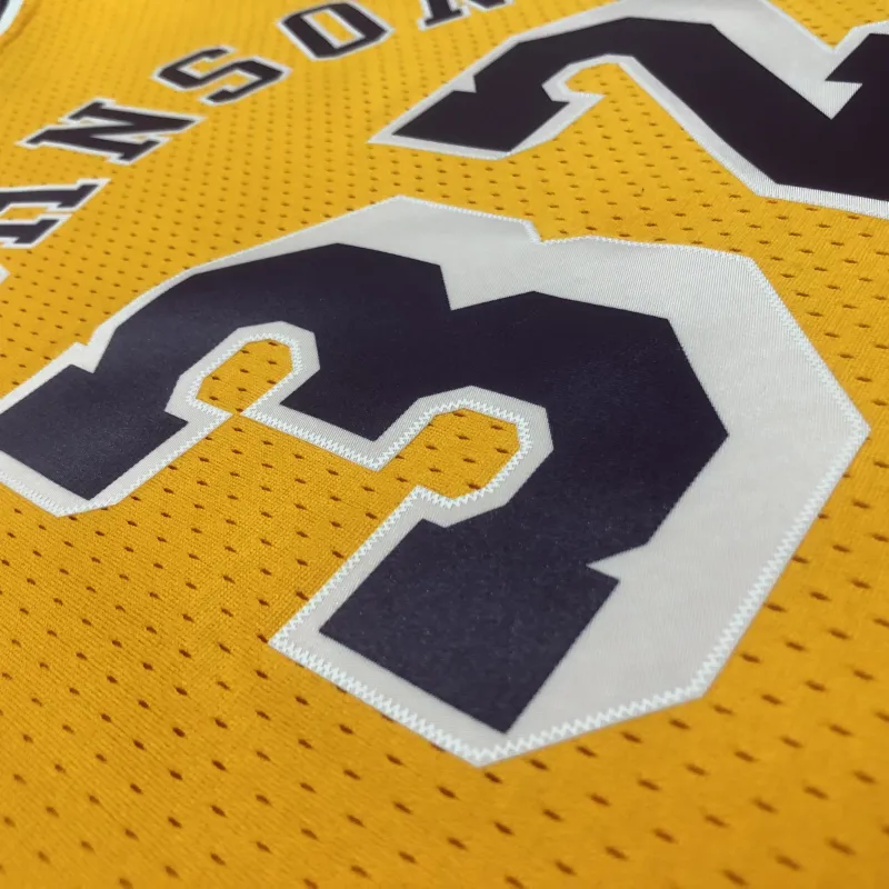 Los Angeles Lakers Mitchell & Ness Retro Magic Johnson #32 Yellow Men’s Jersey