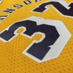 Los Angeles Lakers Mitchell & Ness Retro Magic Johnson #32 Yellow Men’s Jersey