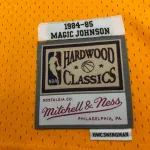 Los Angeles Lakers Mitchell & Ness Retro Magic Johnson #32 Yellow Men’s Jersey