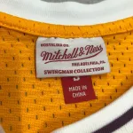Los Angeles Lakers Mitchell & Ness Retro Magic Johnson #32 Yellow Men’s Jersey