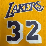 Los Angeles Lakers Mitchell & Ness Retro Magic Johnson #32 Yellow Men’s Jersey