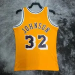 Los Angeles Lakers Mitchell & Ness Retro Magic Johnson #32 Yellow Men’s Jersey