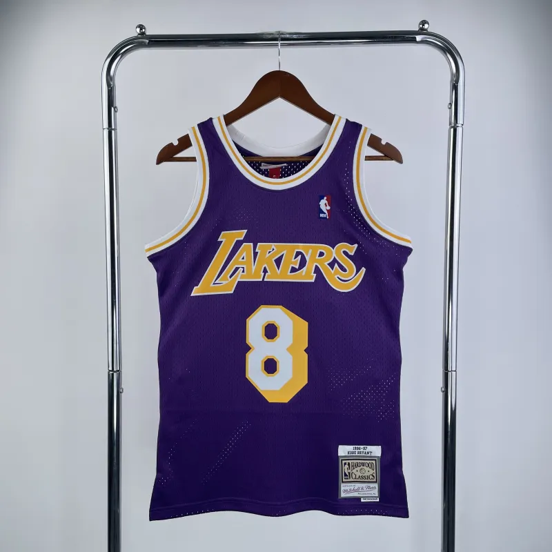 1996/97 Los Angeles Lakers Mitchell & Ness Retro Kobe Bryant #8 Purple Men’s Jersey