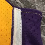 2008/09 Los Angeles Lakers Mitchell & Ness Retro V-Neck Kobe Bryant #24 Yellow Men’s Jersey