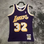 Los Angeles Lakers Mitchell & Ness Retro Magic Johnson #32 Purple Men’s Jersey