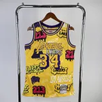 1996/97 Los Angeles Lakers Mitchell & Ness Retro Shaquille O'Neal #34 Camisola para homem 1996/97 Los Angeles Lakers Mitchell & Ness Retro Shaquille O’Neal #34 Men’s Jersey