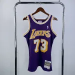 Los Angeles Lakers Mitchell & Ness Retro Dennis Rodman #73 Purple Men's Jersey Los Angeles Lakers Mitchell & Ness Retro Dennis Rodman #73 Purple Men’s Jersey